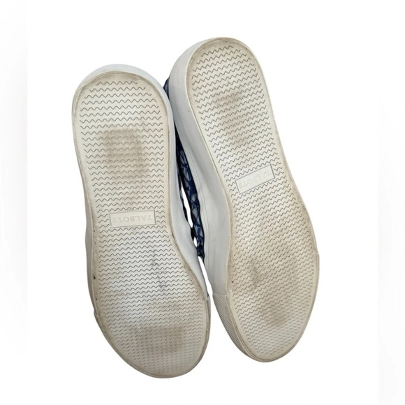 TALBOTS JADEN KNOT TIE-DYE PRINTED CANVAS PLATFORM SNEAKERS Size 9 - Picture 6 of 8